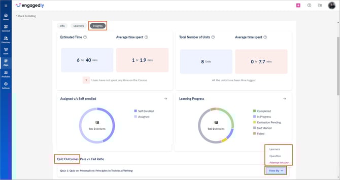 View quiz responses and reset quiz1-3