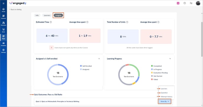 View quiz responses and reset quiz1